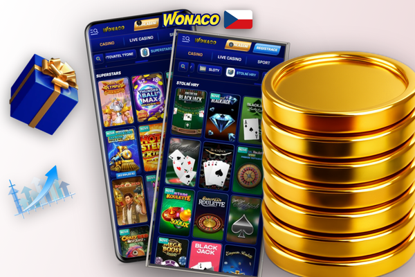 Wonaco Casino app pro iOS jako ikona na domovské obrazovce iPhonu