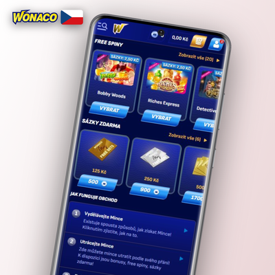 Víkendový reload bonus Wonaco Casino – 50 % navýšení vkladu a 50 otočků zdarma