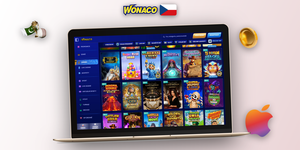 Wonaco Casino na PC – podpora Windows a macOS na jednom banneru