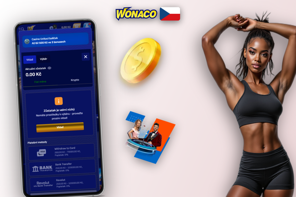Wonaco Casino výběr bez zdržení díky včasnému ověření dokladů KYC